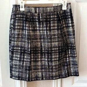 Ann Taylor Loft silk blend mini skirt